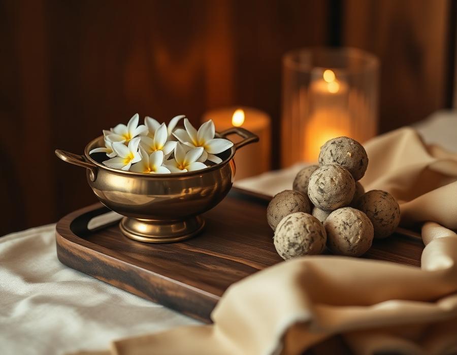 Traditional Thai herbal compress